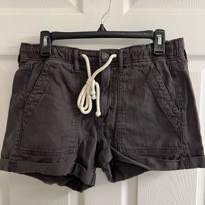 American Eagle Shorts with Button and Drawstring